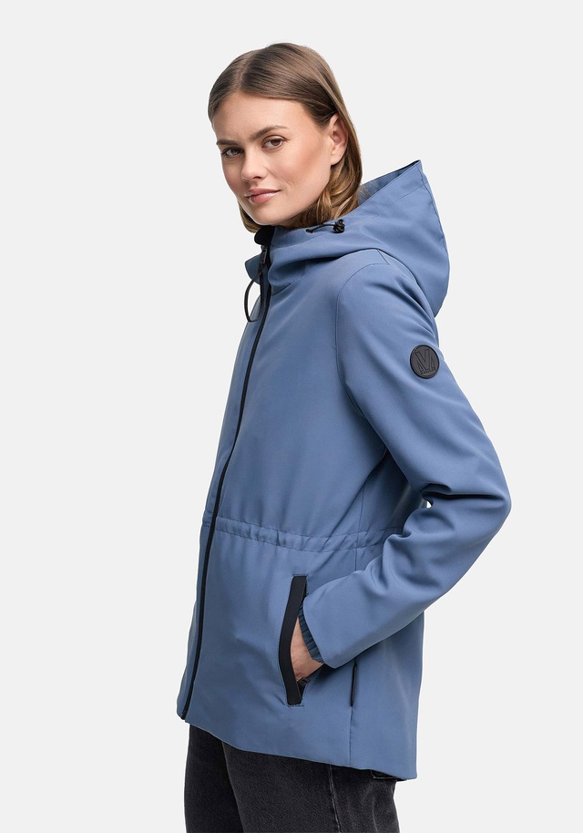 Marikoo Outdoorjacke »Katzilein« Leichte Übergangsjacke mit Kapuze und Kordelzug