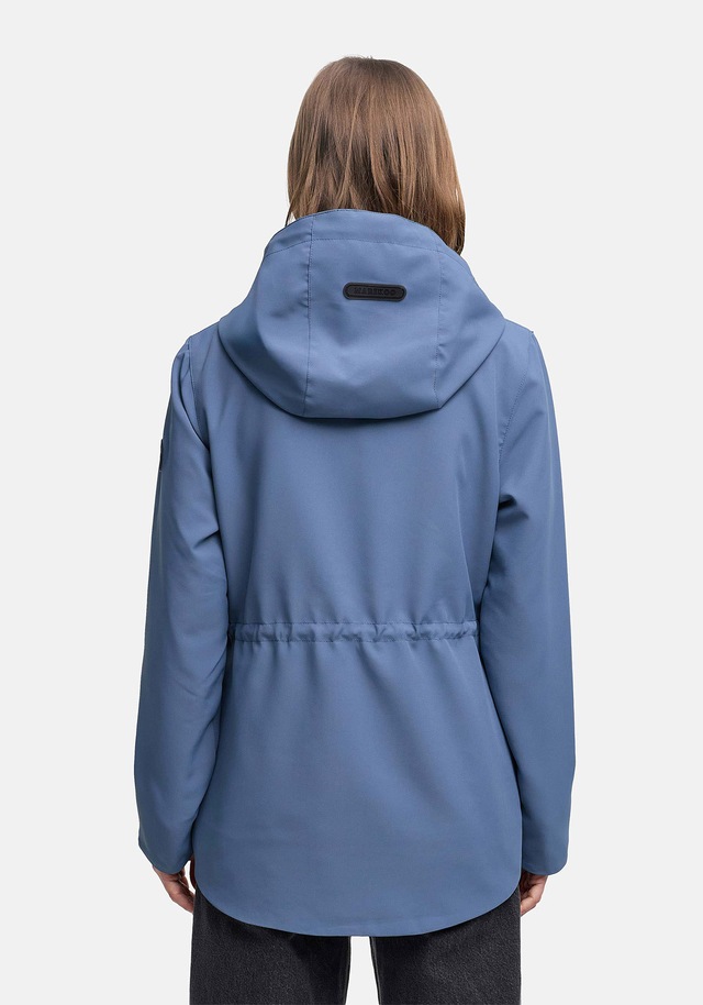 Marikoo Outdoorjacke »Katzilein« Leichte Übergangsjacke mit Kapuze und Kordelzug