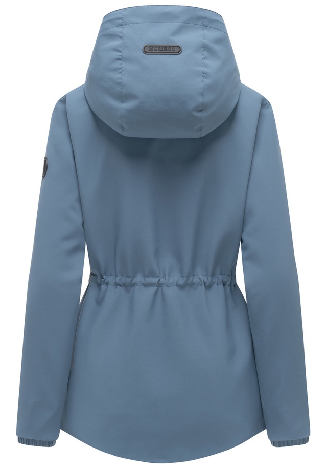 Marikoo Outdoorjacke »Katzilein« Leichte Übergangsjacke mit Kapuze und Kordelzug