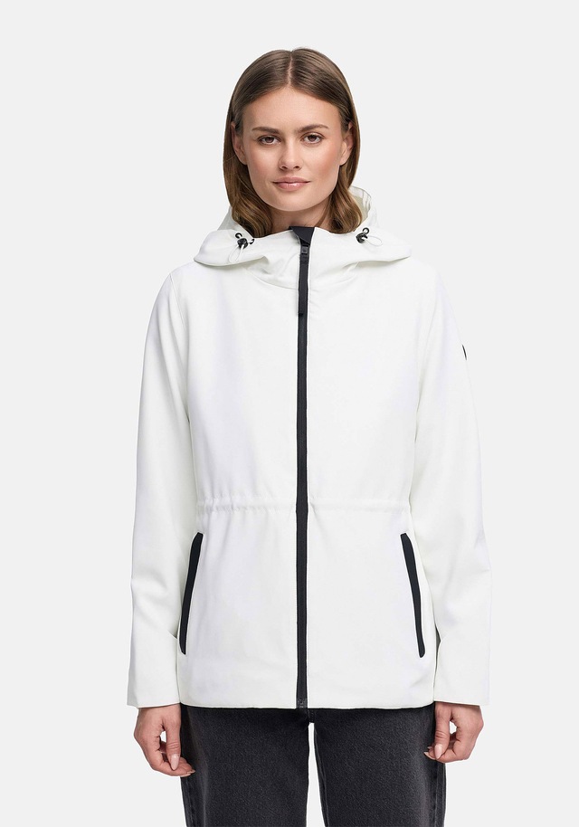 Marikoo Outdoorjacke »Katzilein« Leichte Übergangsjacke mit Kapuze und Kordelzug