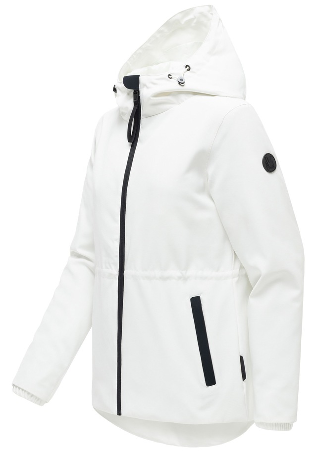 Marikoo Outdoorjacke »Katzilein« Leichte Übergangsjacke mit Kapuze und Kordelzug