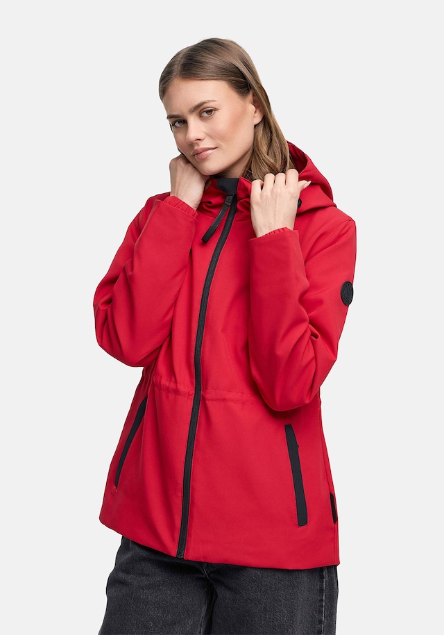 Marikoo Outdoorjacke »Katzilein« Leichte Übergangsjacke mit Kapuze und Kordelzug