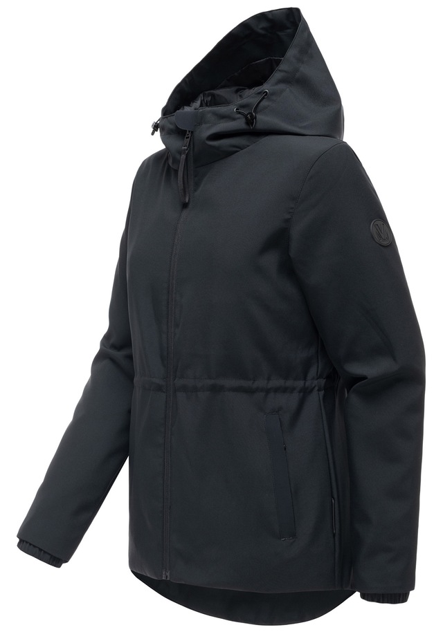 Marikoo Outdoorjacke »Katzilein« Leichte Übergangsjacke mit Kapuze und Kordelzug