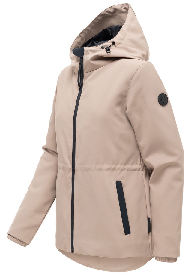 Marikoo Outdoorjacke »Katzilein« Leichte Übergangsjacke mit Kapuze und Kordelzug