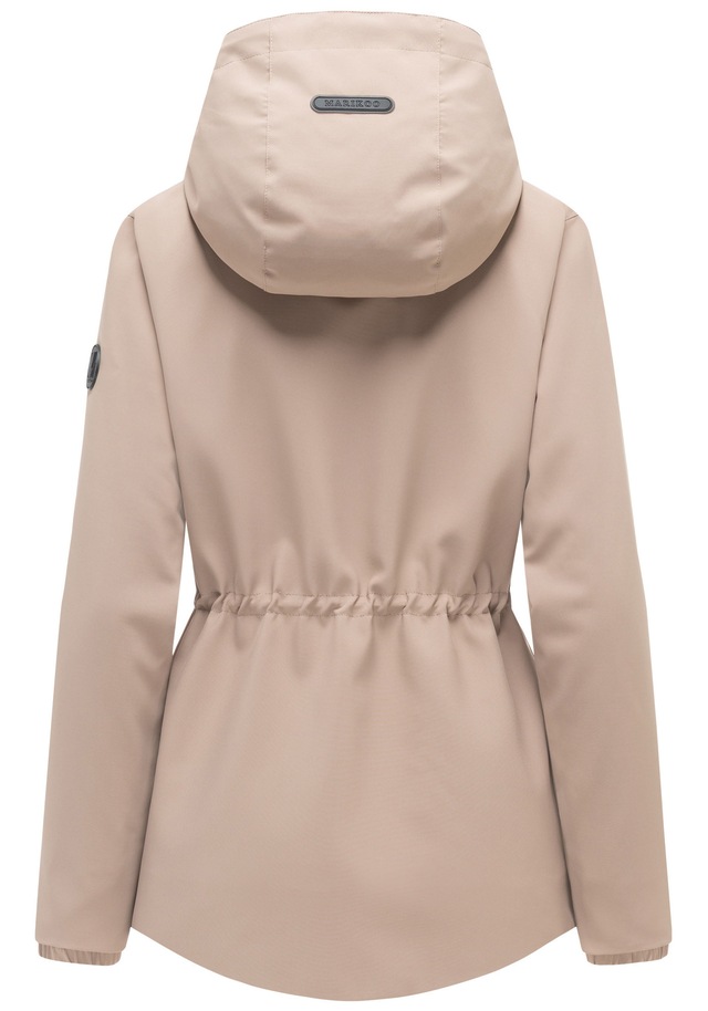 Marikoo Outdoorjacke »Katzilein« Leichte Übergangsjacke mit Kapuze und Kordelzug