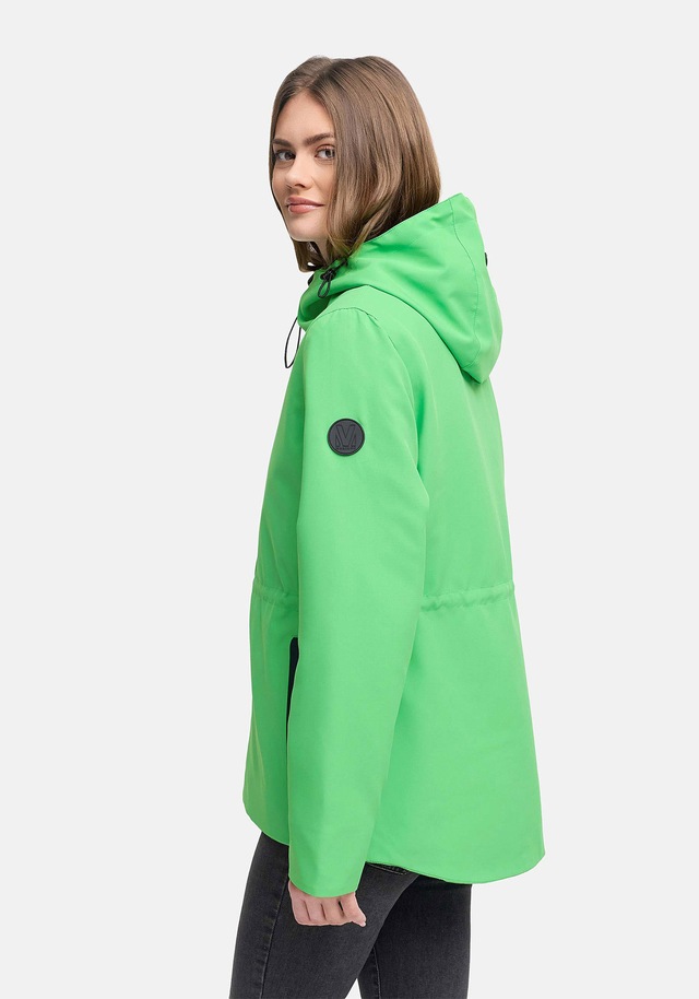 Marikoo Outdoorjacke »Katzilein« Leichte Übergangsjacke mit Kapuze und Kordelzug