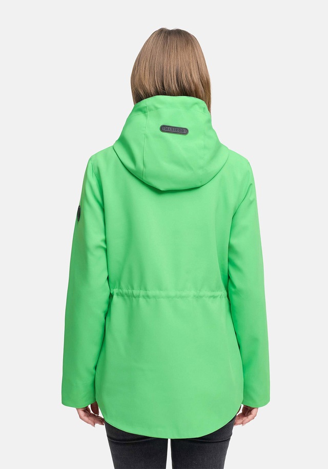 Marikoo Outdoorjacke »Katzilein« Leichte Übergangsjacke mit Kapuze und Kordelzug