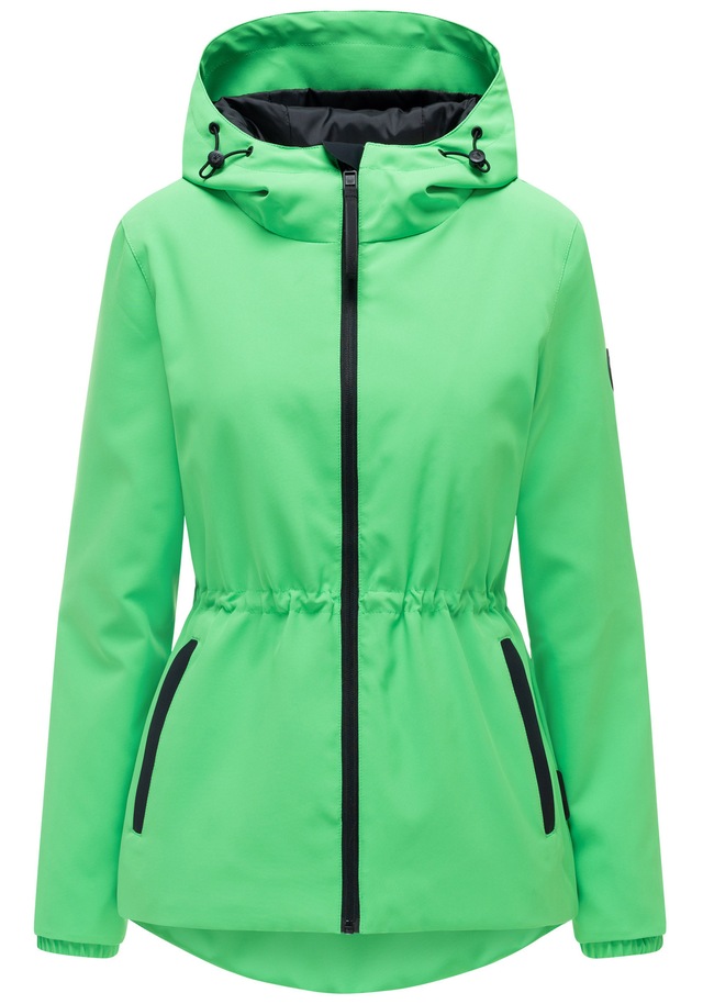 Marikoo Outdoorjacke »Katzilein« Leichte Übergangsjacke mit Kapuze und Kordelzug