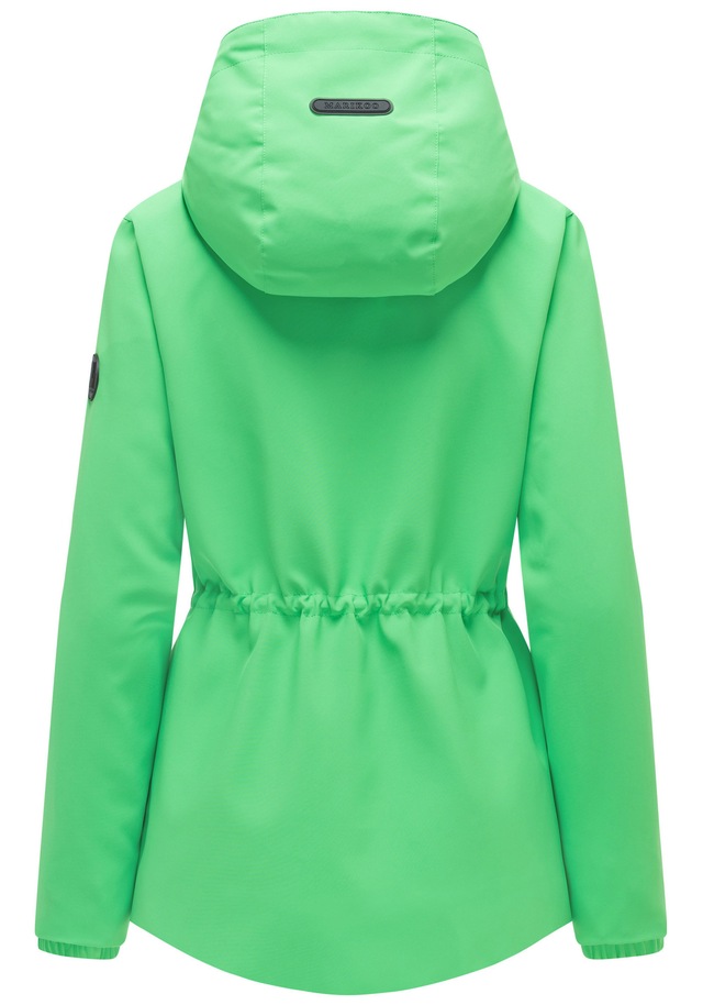 Marikoo Outdoorjacke »Katzilein« Leichte Übergangsjacke mit Kapuze und Kordelzug