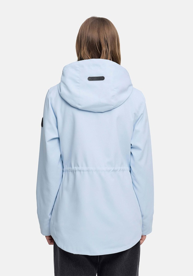 Marikoo Outdoorjacke »Katzilein« Leichte Übergangsjacke mit Kapuze und Kordelzug