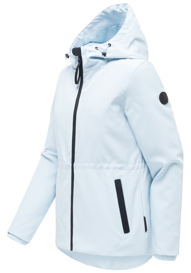 Marikoo Outdoorjacke »Katzilein« Leichte Übergangsjacke mit Kapuze und Kordelzug