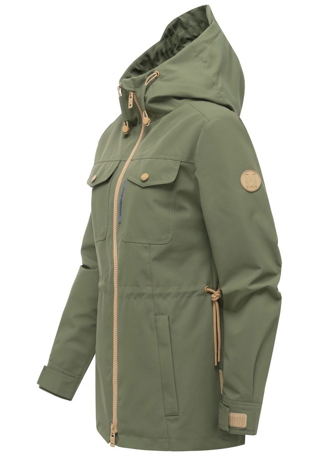 Marikoo Outdoorjacke »Sohaa« Leichte Outdoorjacke mit Kapuze und Kordelzug