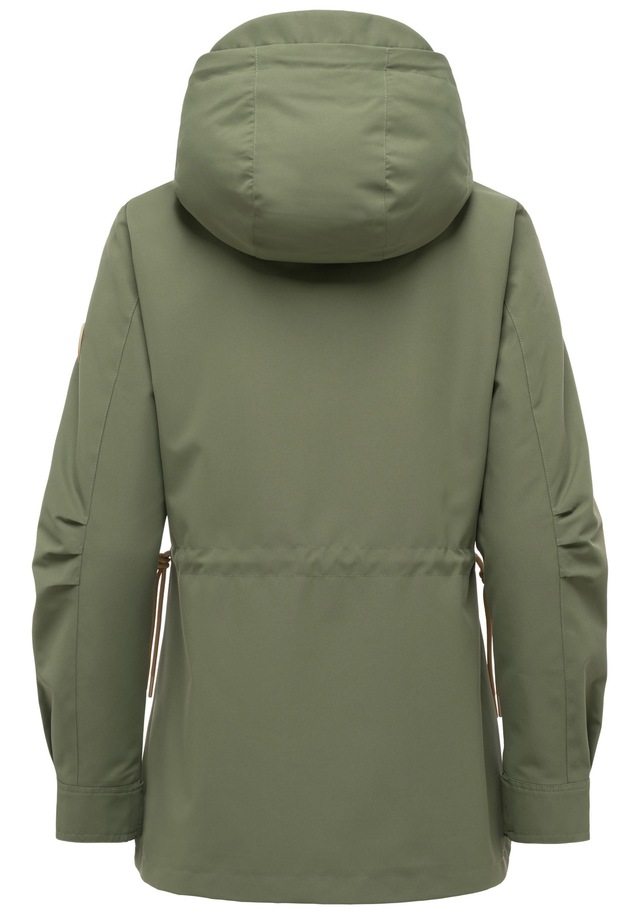Marikoo Outdoorjacke »Sohaa« Leichte Outdoorjacke mit Kapuze und Kordelzug