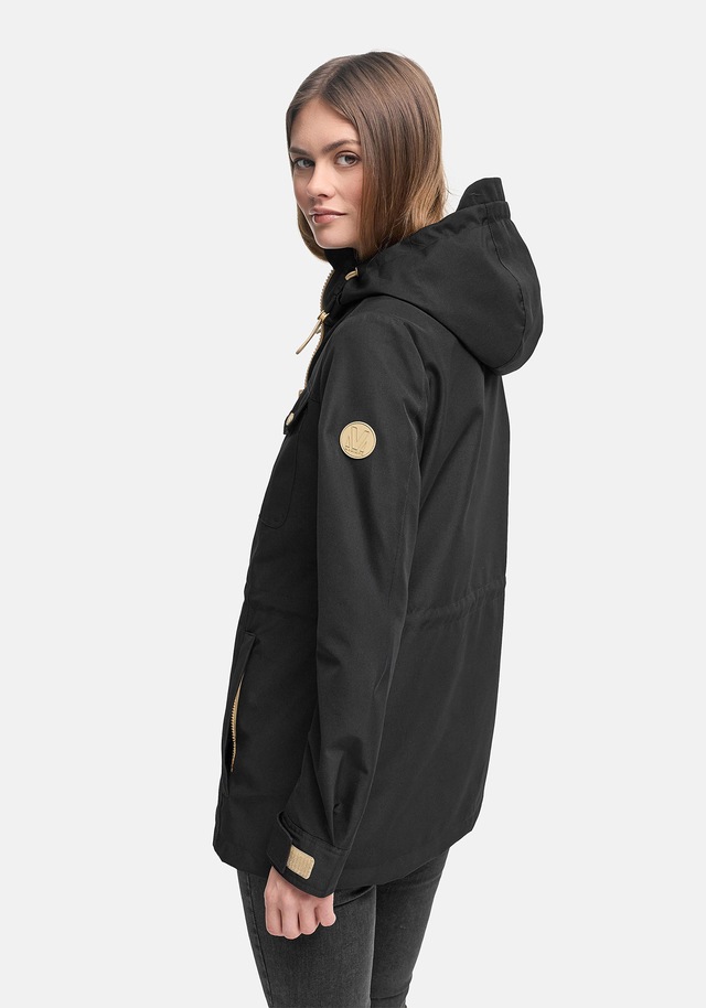 Marikoo Outdoorjacke »Sohaa« Leichte Outdoorjacke mit Kapuze und Kordelzug