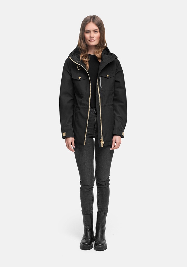 Marikoo Outdoorjacke »Sohaa« Leichte Outdoorjacke mit Kapuze und Kordelzug