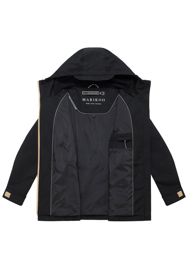 Marikoo Outdoorjacke »Sohaa« Leichte Outdoorjacke mit Kapuze und Kordelzug
