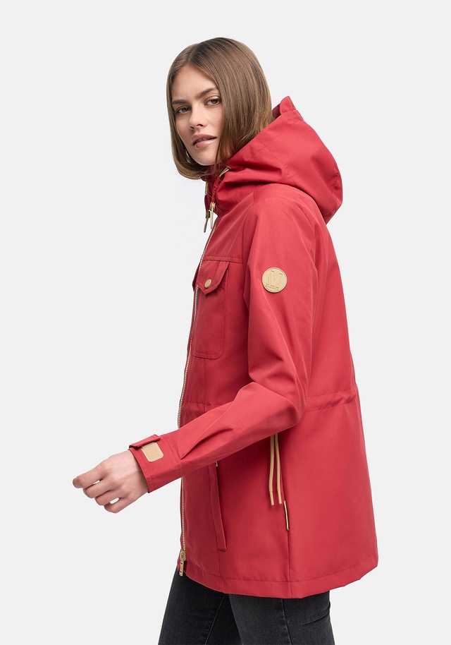 Marikoo Outdoorjacke »Sohaa« Leichte Outdoorjacke mit Kapuze und Kordelzug