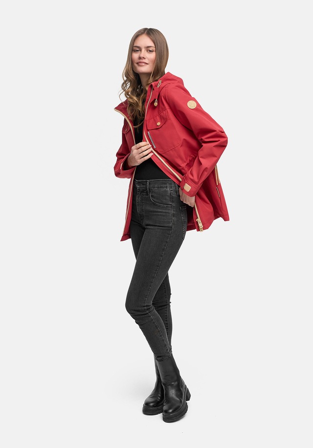 Marikoo Outdoorjacke »Sohaa« Leichte Outdoorjacke mit Kapuze und Kordelzug