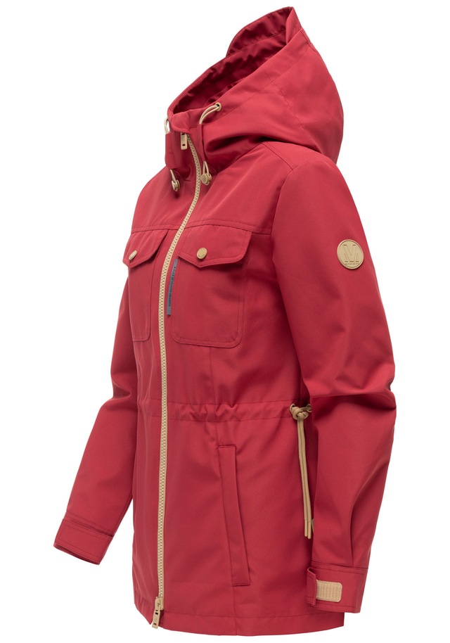 Marikoo Outdoorjacke »Sohaa« Leichte Outdoorjacke mit Kapuze und Kordelzug