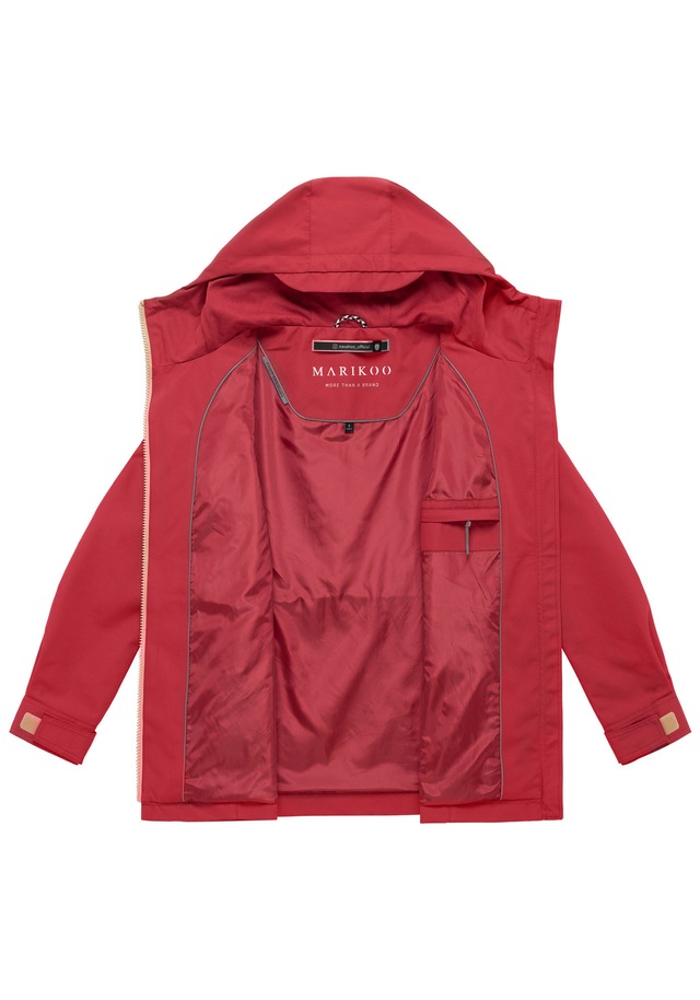 Marikoo Outdoorjacke »Sohaa« Leichte Outdoorjacke mit Kapuze und Kordelzug