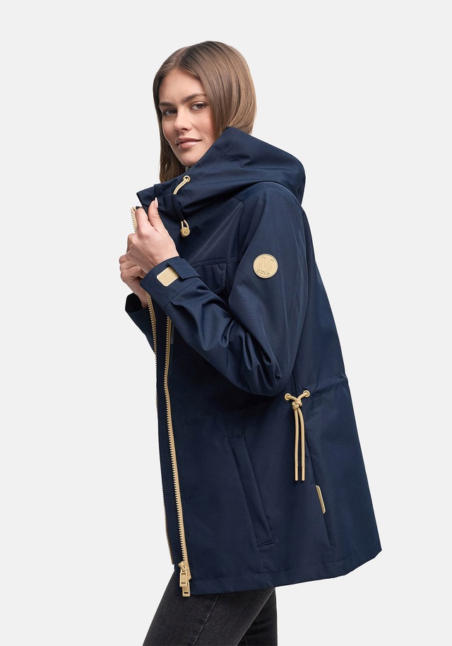 Marikoo Outdoorjacke »Sohaa« Leichte Outdoorjacke mit Kapuze und Kordelzug