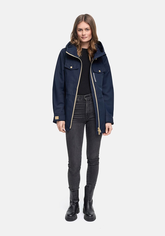 Marikoo Outdoorjacke »Sohaa« Leichte Outdoorjacke mit Kapuze und Kordelzug