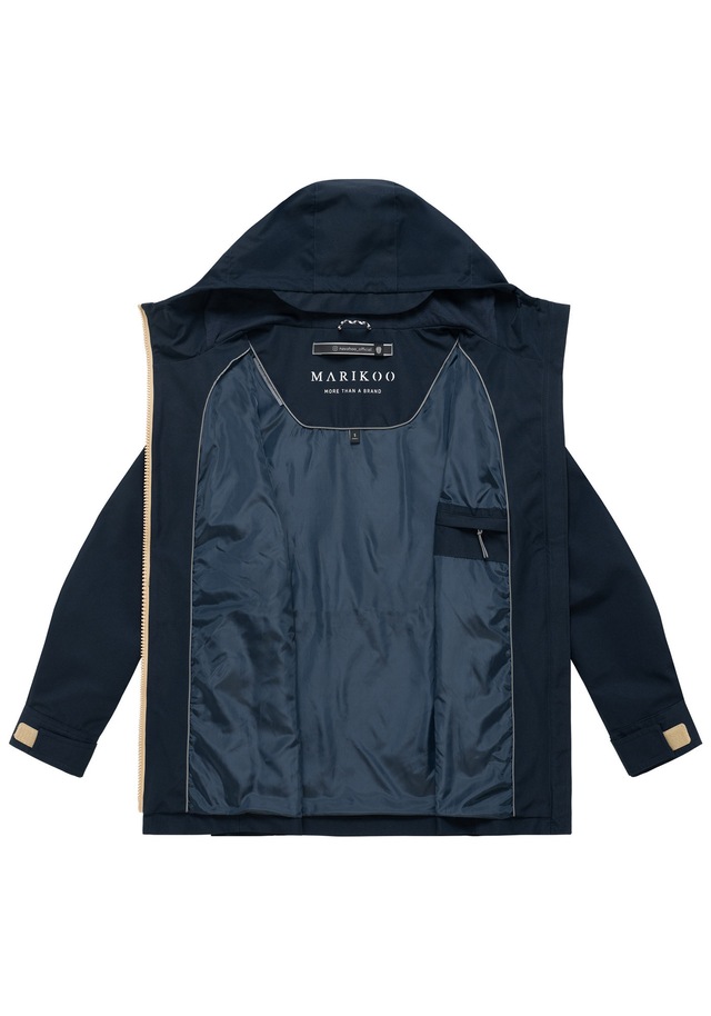 Marikoo Outdoorjacke »Sohaa« Leichte Outdoorjacke mit Kapuze und Kordelzug
