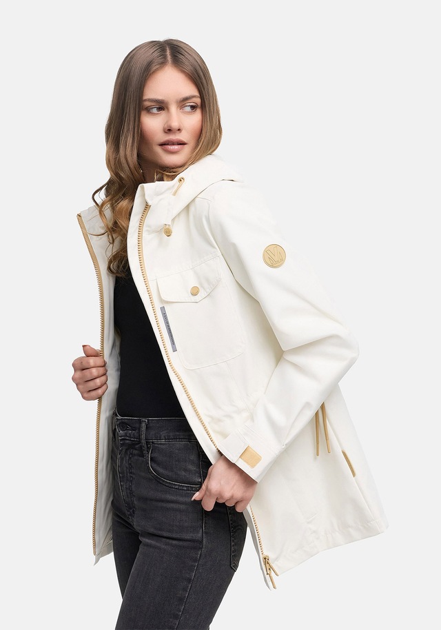 Marikoo Outdoorjacke »Sohaa« Leichte Outdoorjacke mit Kapuze und Kordelzug