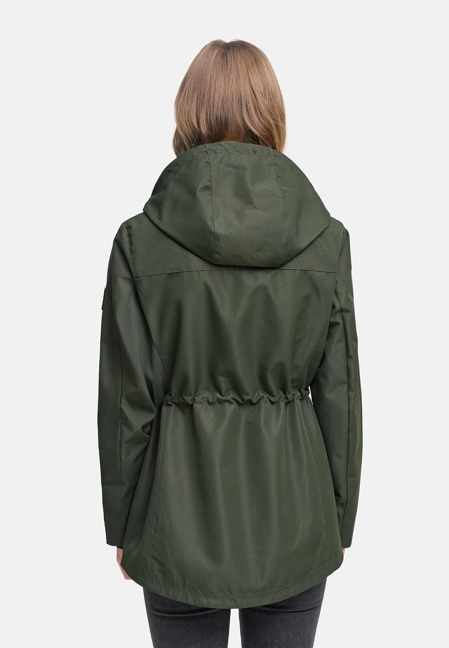 Navahoo Outdoorjacke »Blumentanz 14« mit Kapuze Übergangsjacke mit wasserdichtem Verschluss