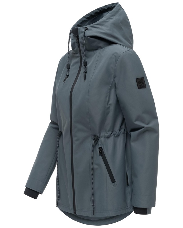 Navahoo Outdoorjacke »Blumentanz 14« mit Kapuze Übergangsjacke mit wasserdichtem Verschluss