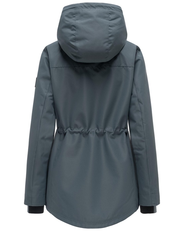 Navahoo Outdoorjacke »Blumentanz 14« mit Kapuze Übergangsjacke mit wasserdichtem Verschluss
