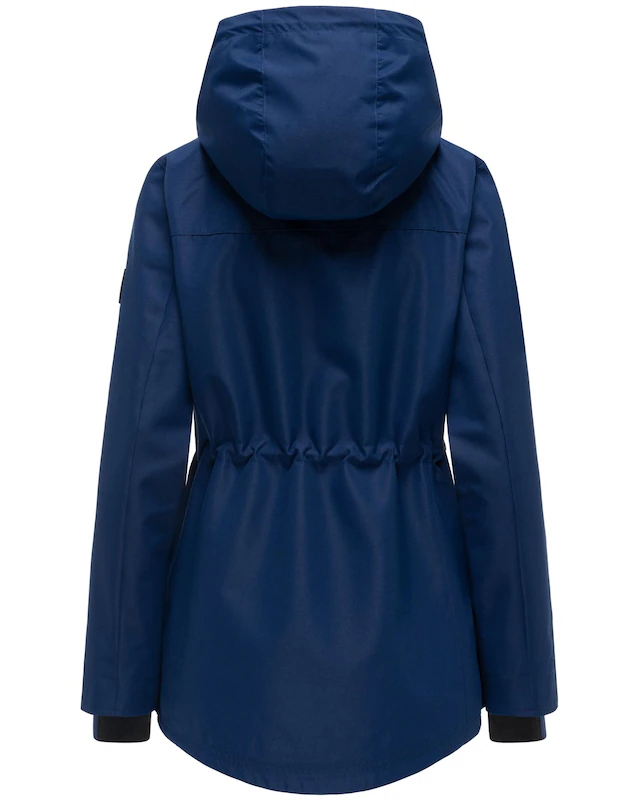 Navahoo Outdoorjacke »Blumentanz 14« mit Kapuze Übergangsjacke mit wasserdichtem Verschluss