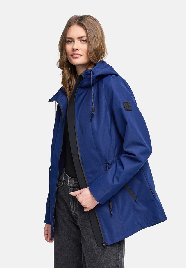 Navahoo Outdoorjacke »Blumentanz 14« mit Kapuze Übergangsjacke mit wasserdichtem Verschluss