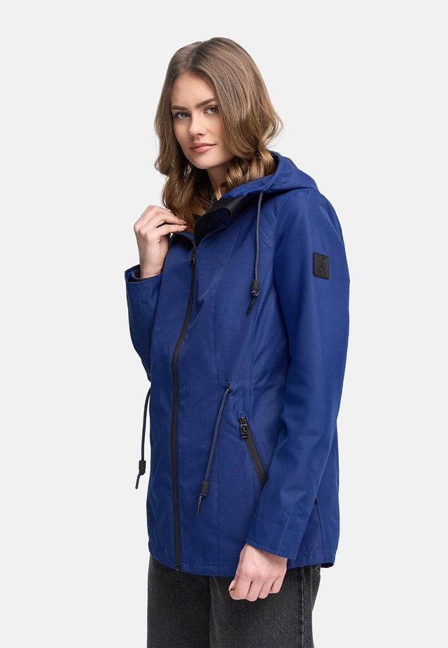 Navahoo Outdoorjacke »Blumentanz 14« mit Kapuze Übergangsjacke mit wasserdichtem Verschluss