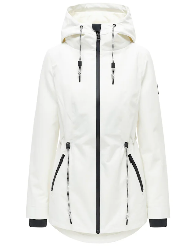 Navahoo Outdoorjacke »Blumentanz 14« mit Kapuze Übergangsjacke mit wasserdichtem Verschluss