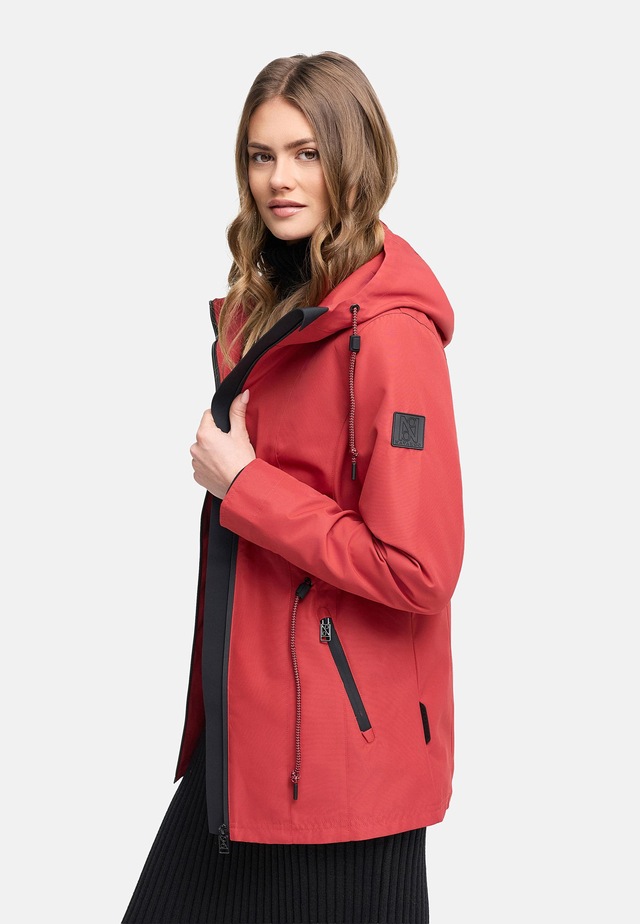 Navahoo Outdoorjacke »Blumentanz 14« mit Kapuze Übergangsjacke mit wasserdichtem Verschluss