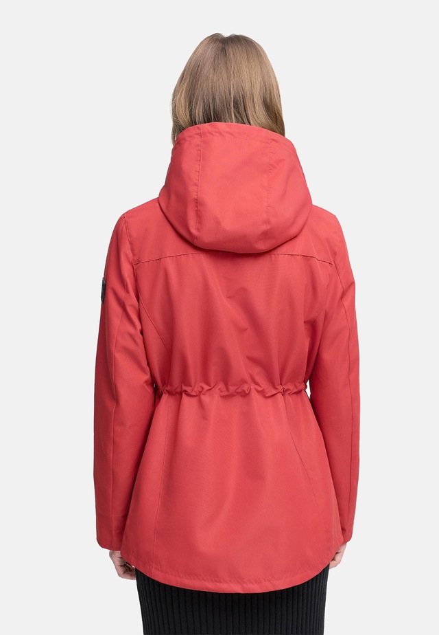 Navahoo Outdoorjacke »Blumentanz 14« mit Kapuze Übergangsjacke mit wasserdichtem Verschluss
