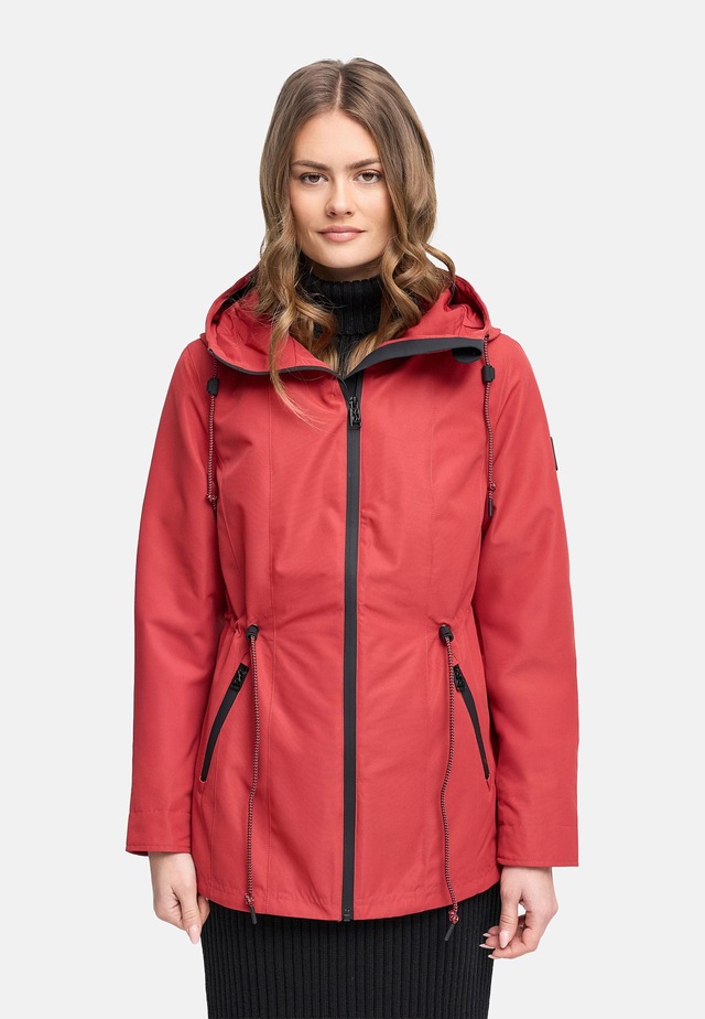 Navahoo Outdoorjacke »Blumentanz 14« mit Kapuze Übergangsjacke mit wasserdichtem Verschluss