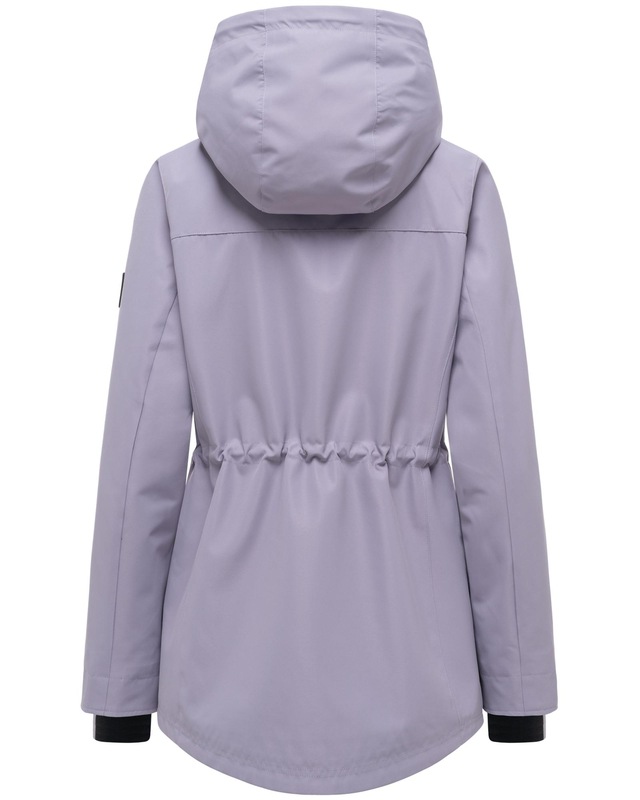 Navahoo Outdoorjacke »Blumentanz 14« mit Kapuze Übergangsjacke mit wasserdichtem Verschluss
