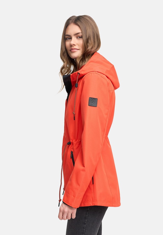 Navahoo Outdoorjacke »Blumentanz 14« mit Kapuze Übergangsjacke mit wasserdichtem Verschluss