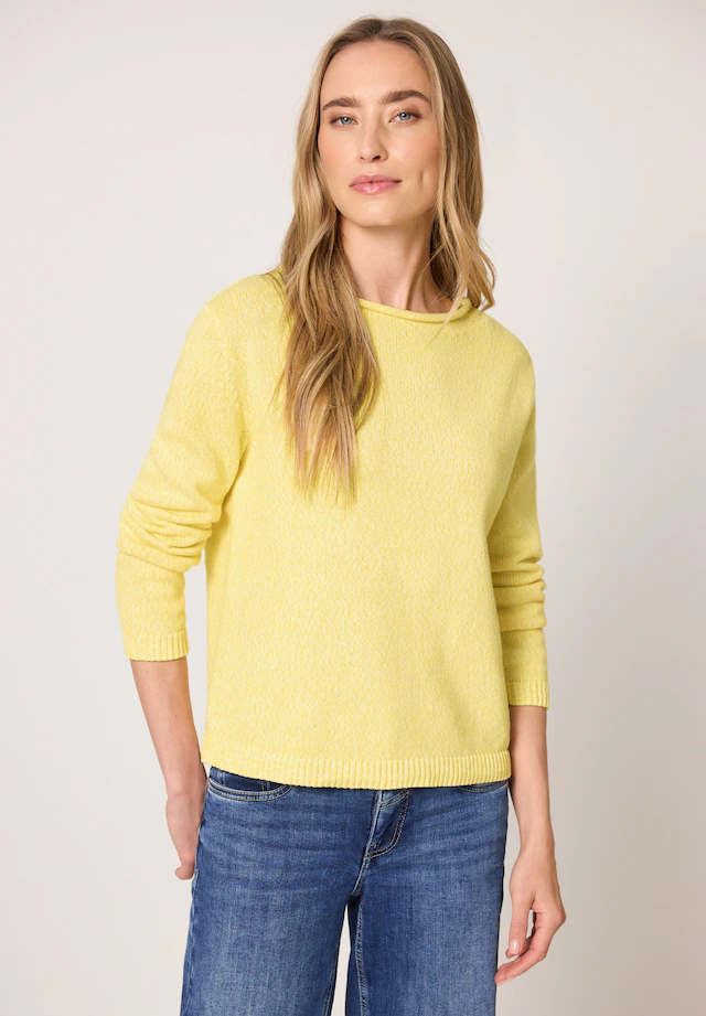 STREET ONE Strickpullover aus reiner Baumwolle