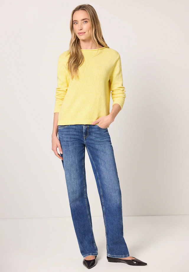 STREET ONE Strickpullover aus reiner Baumwolle