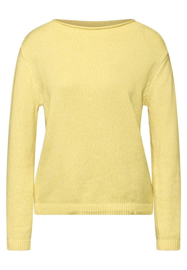 STREET ONE Strickpullover aus reiner Baumwolle