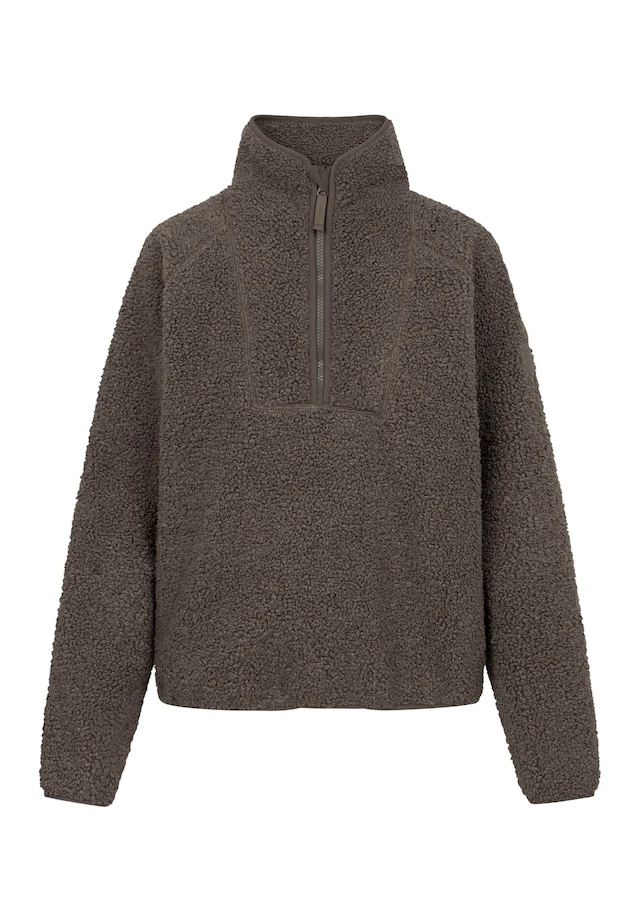 Derbe Fleecejacke »Kuschelby Troyer« ohne Kapuze Fleecepullover, Halfzip, warm, gemütlich