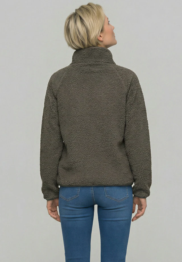 Derbe Fleecejacke »Kuschelby Troyer« ohne Kapuze Fleecepullover, Halfzip, warm, gemütlich