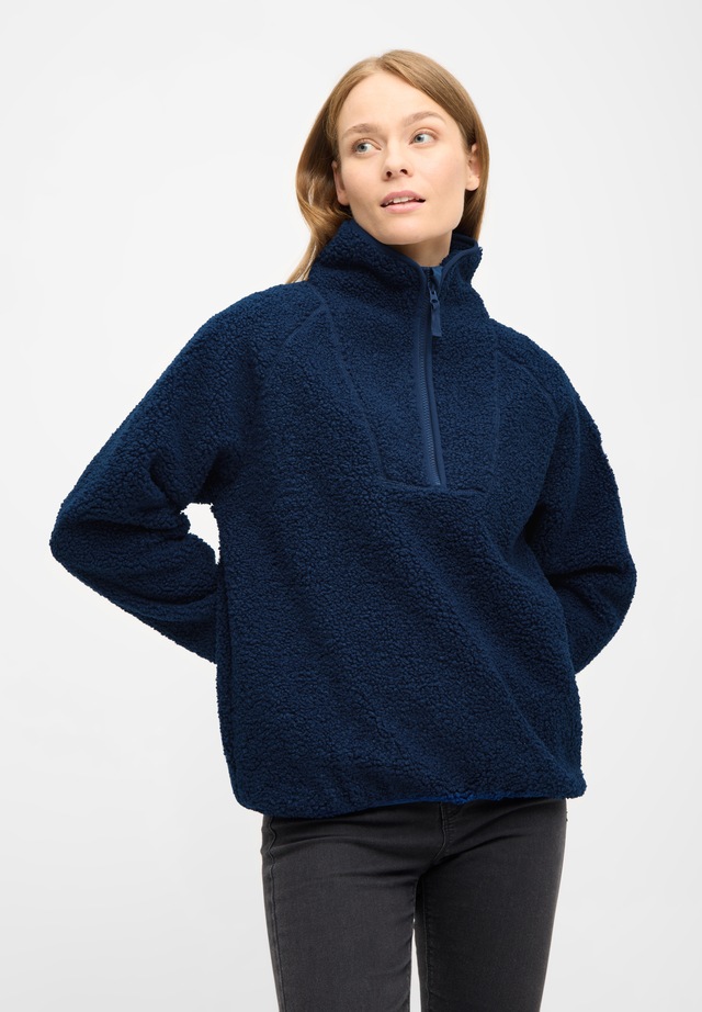 Derbe Fleecejacke »Kuschelby Troyer« ohne Kapuze Fleecepullover, Halfzip, warm, gemütlich