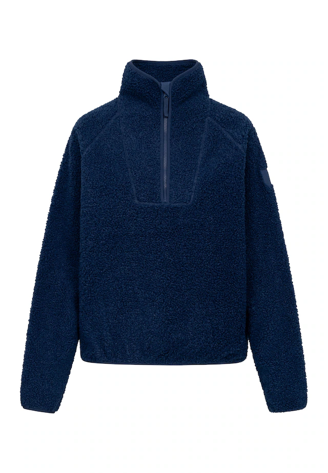 Derbe Fleecejacke »Kuschelby Troyer« ohne Kapuze Fleecepullover, Halfzip, warm, gemütlich
