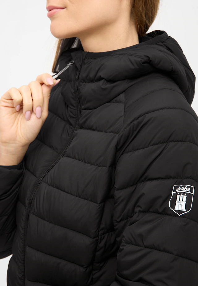 Derbe Anorak »Lightby« ohne Kapuze Steppjacke, leicht, mit Kapuze, warm