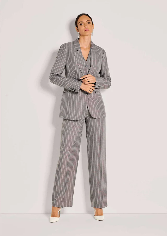 MADELEINE Jackenblazer »Blazer Longblazer mit Nadelstreifen« Streifenblazer