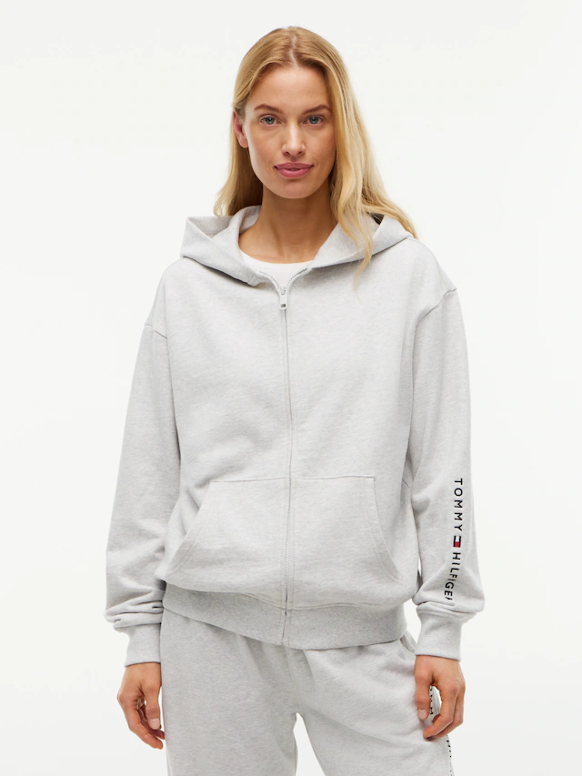 Tommy Hilfiger Underwear Kapuzensweatjacke Packung, normale Passform, Schriftzug am Ärmel
